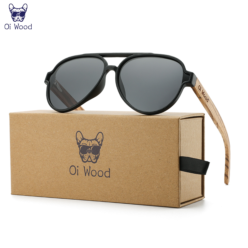 Occhiali da sole in legno Oi p - Sunglasses Aviator Polarized recensione e prezzo